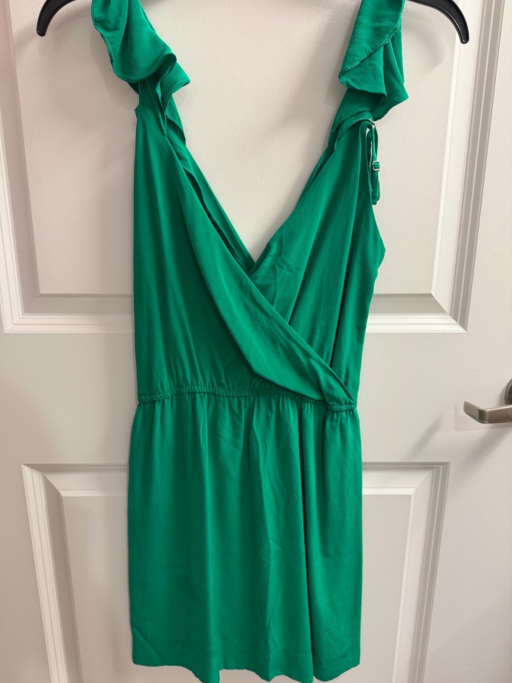 Green Vibrant Wrap Dress